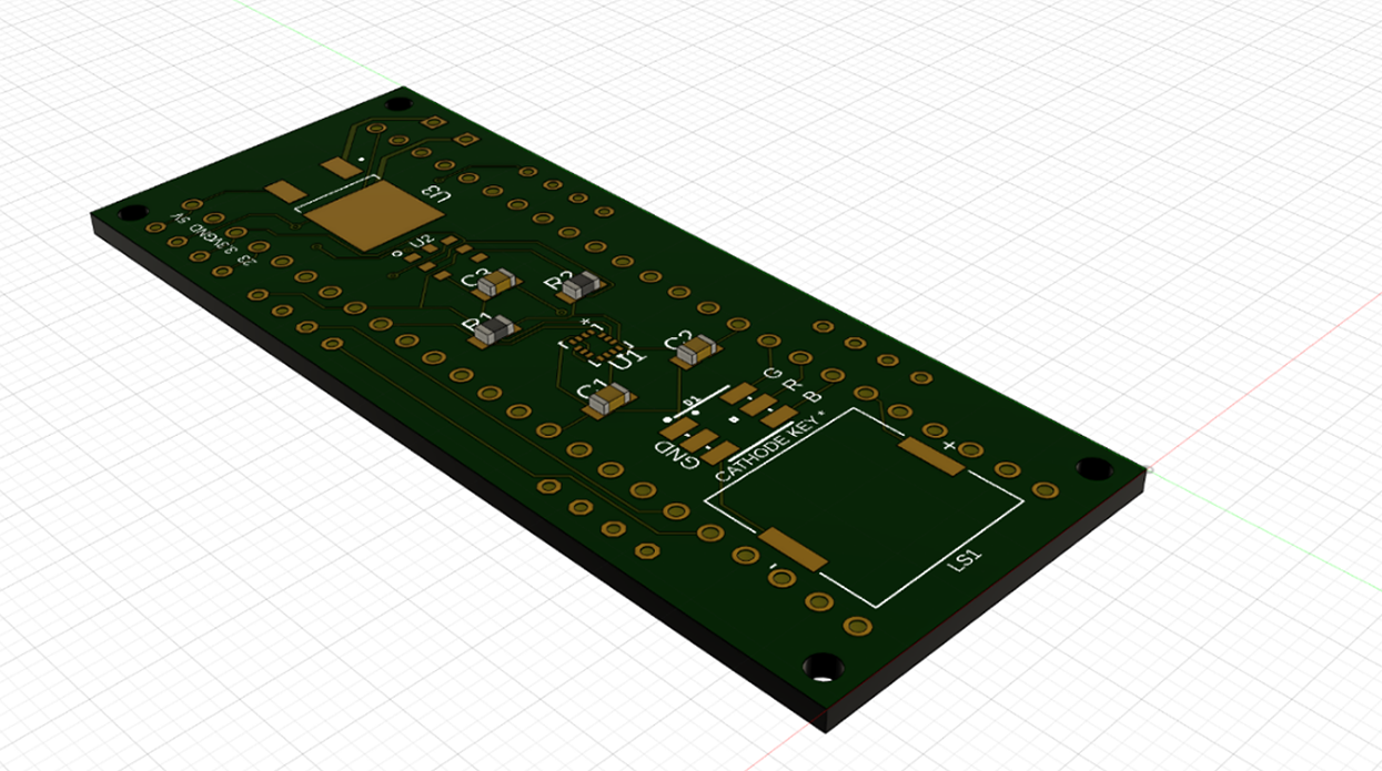 PCB 3D View Front